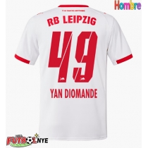 Camiseta RB Leipzig Yan Diomande #49 Primera Equipación 2025-26 manga corta